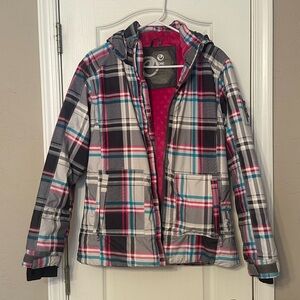 Plaid Ski / Snow Jacket
